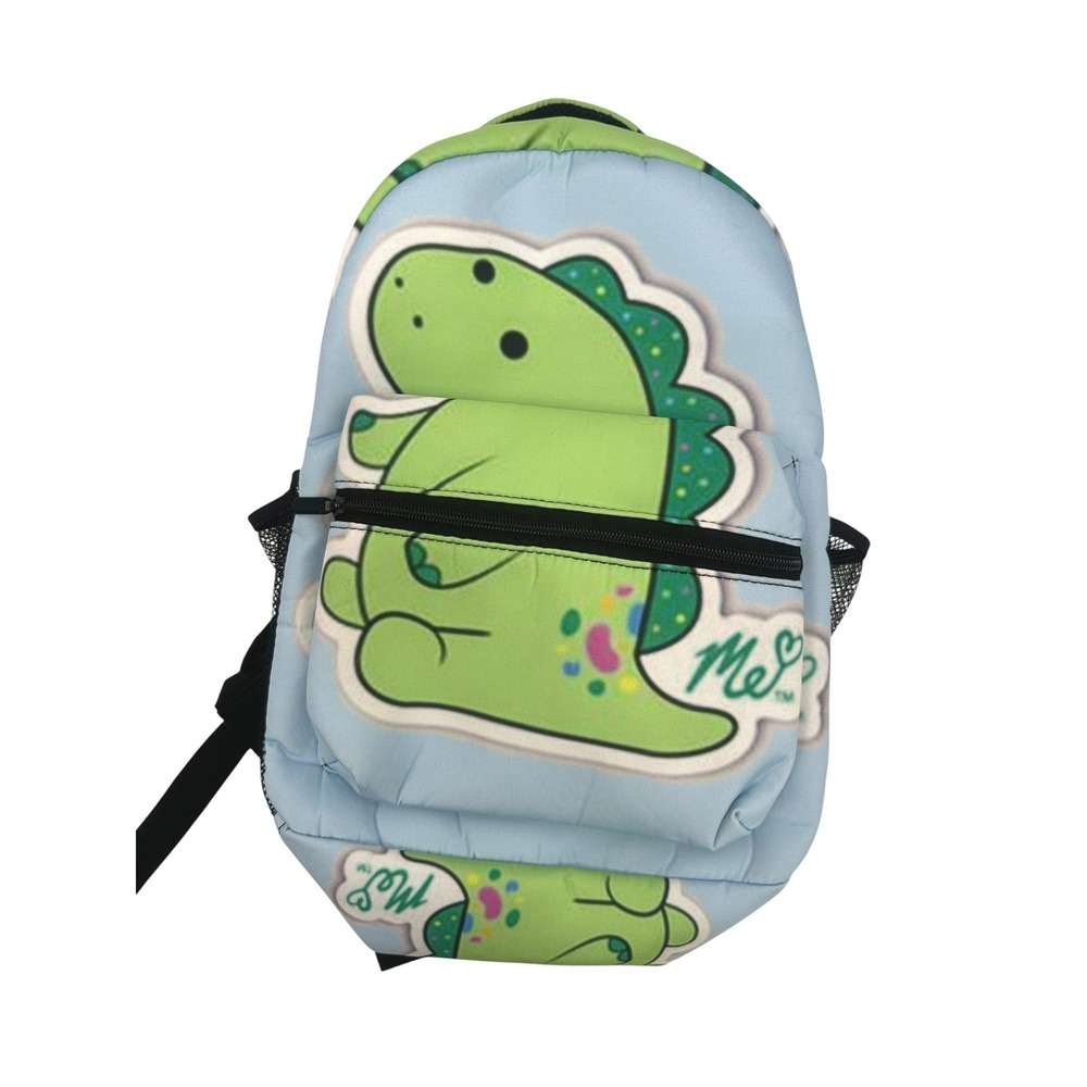 Mei Dinosaur Backpack Kids Travel Laptop Backpack School Bag Casual Cute Blue